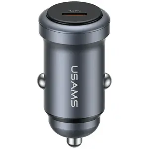 Usams automašīnas lādētājs 30W PD alumīnija