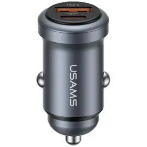 Автомобильное зарядное устройство Usams CC322 30 Вт с портами USB-A и USB-C
