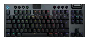 Игровая механическая клавиатура Logitech G G915 X LIGHTSPEED TKL, беспроводная и проводная, раскладка QWERTY испанская, черная