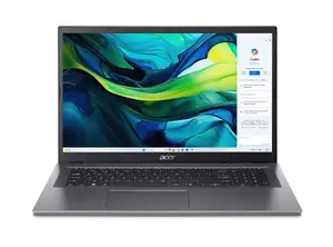 Ноутбук Acer Aspire Go 17 с 17.3-дюймовым FHD IPS экраном, процессором Intel Core 3 N355, 16 ГБ ОЗУ, 512 ГБ SSD и Windows 11 Home
