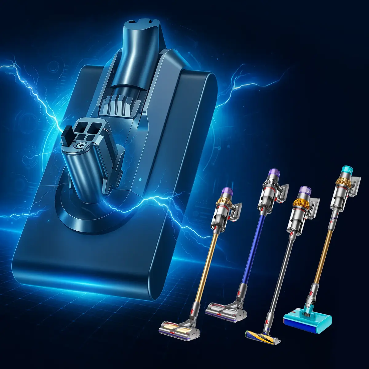 Аккумулятор Extralink EX.94552 для ручного пылесоса Dyson V11 V15 Photo 4