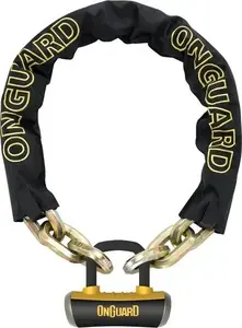 ONGUARD Beast 8016 Bicycle Chain Lock 110cm x 14mm with Padlock and 5 Keys