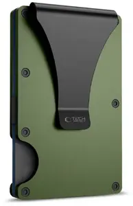 Кошелек для карт Tech-Protect Thorn с защитой RFID, цвет Military Green