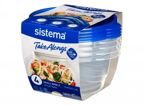 Sistema 760ml Small Bowl 4 Pack 7847407 Photo 2