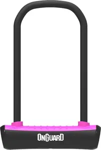 Велосипедный замок ONGUARD Neon U-Lock 115x230 мм розовый