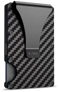 Кошелек для карт Tech-Protect Thorn RFID Carbon Black