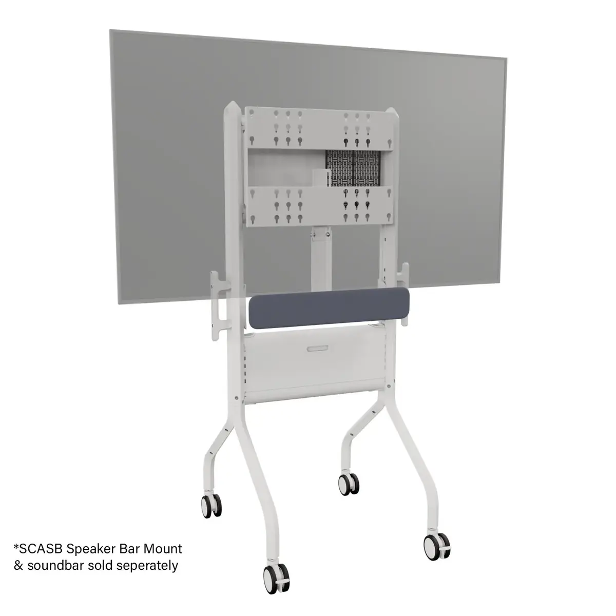 Fiber Mounts Chief Voyager Height Adjustable AV Cart Photo 5