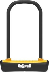 OnGuard NEON 8152OR U-Lock Bicycle Lock with 2 Keys, Orange