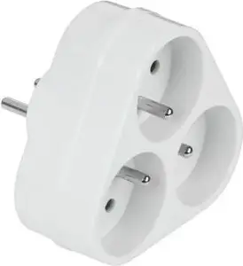 Rebel URZ3059 1-to-3 Power Socket Adapter