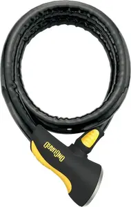 OnGuard Rottweiler 8025 Bicycle Lock Black-Yellow