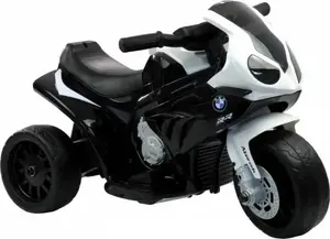 Детский трехколесный электромотоцикл LEAN Sport BMW S1000RR, черный