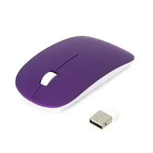 Bezvadu optiskā pele Omega OM-414, simetriska, 1000 DPI, violeta