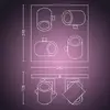 Philips Hue Argenta Quadruple Spotlight White and Colour Ambience Photo 2
