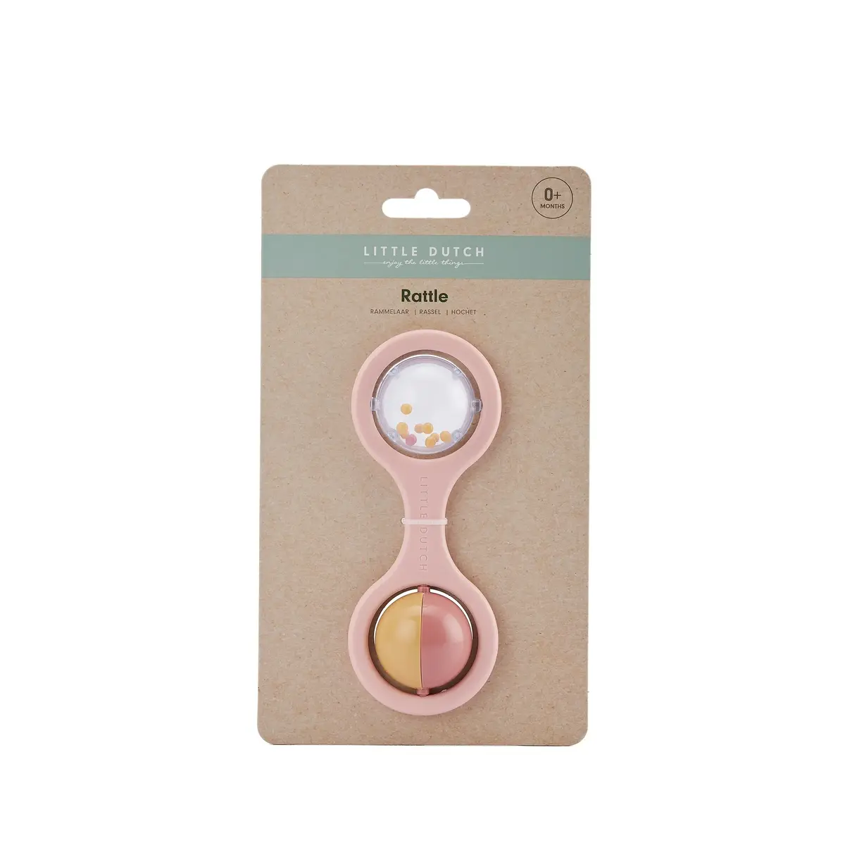 Little Dutch Ball Rattle Pink Photo 5