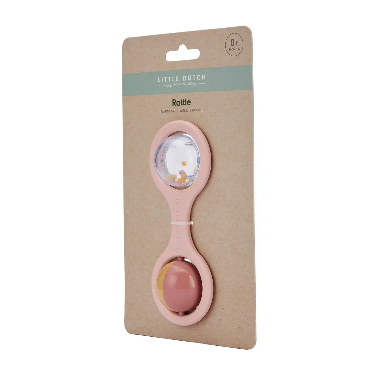 Little Dutch Ball Rattle Pink Photo 6