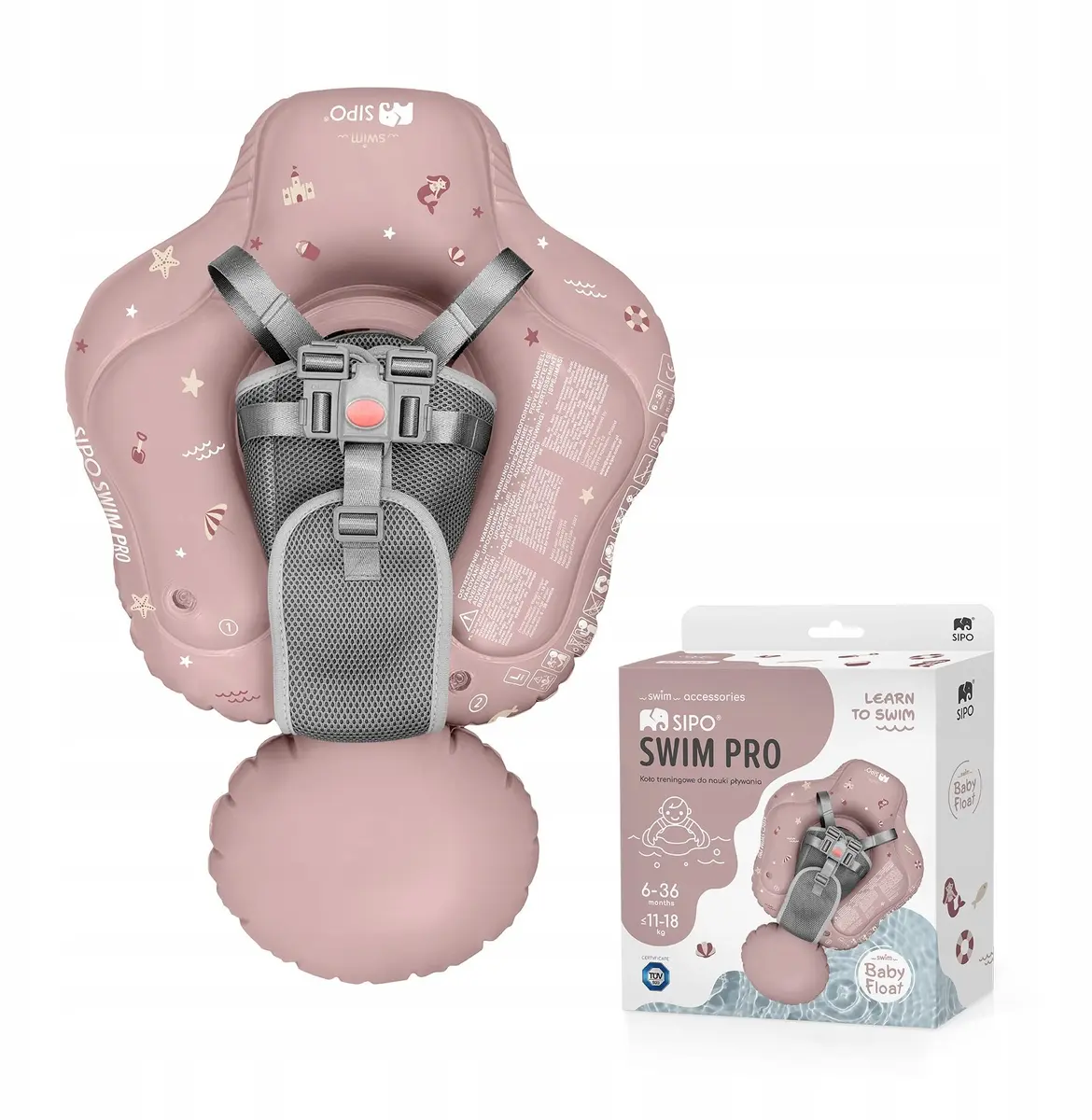 Hipo SIPO-SWM101TR Swim Pro treniņu peldriņķis