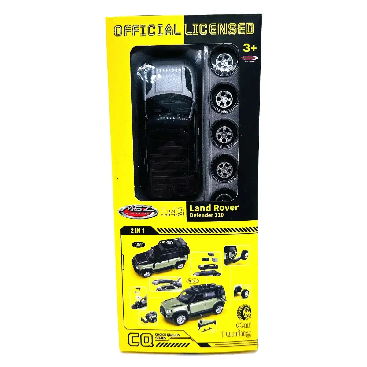 Jamara Land Rover Defender 1:43 2in1 Metal Play Vehicle Photo 7