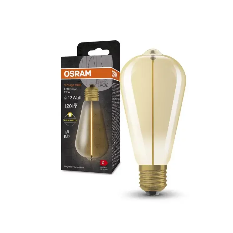 Светодиодная лампа Osram E27 2.2Вт 2700K Photo 3