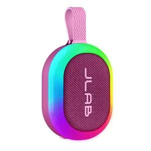 JLab Pop Party Wireless Speaker, 5 W, Pink