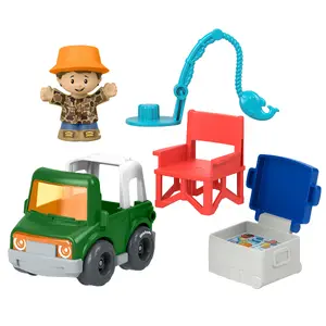 Fisher-Price Little People Adventure rotaļu komplekts ar figūriņām un transportlīdzekļiem, 5 daļas
