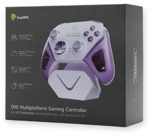 Pad EasySMX EasySMX D10 Pad bezprzewodowy PC/Switch/iOS/Android/ Steam Deck fioletowy