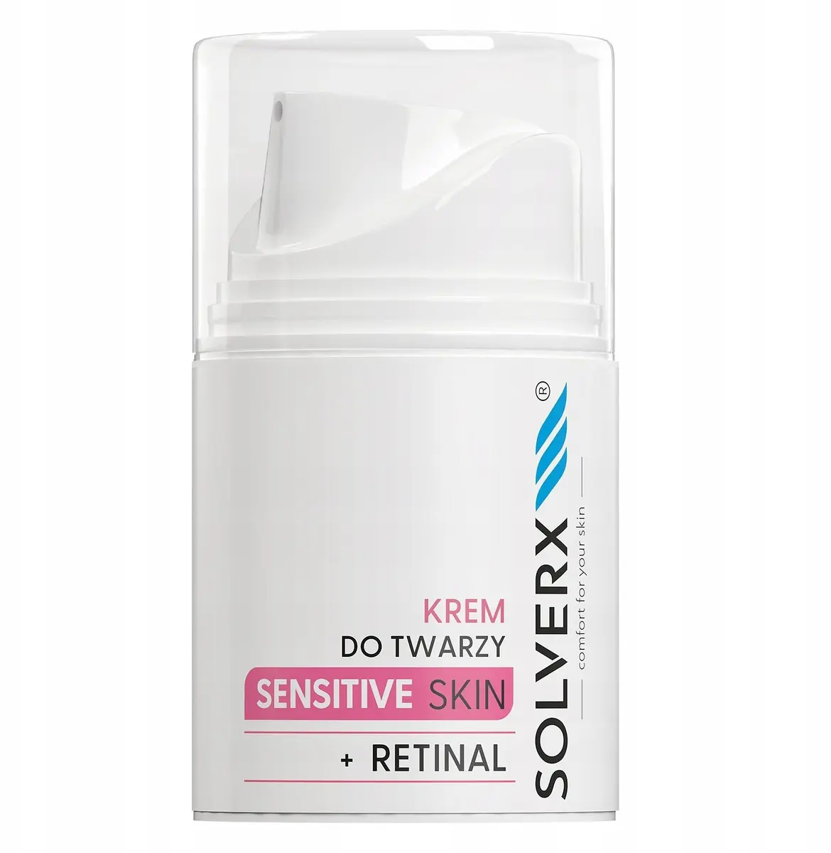 Solverx Sensitive Skin sejas krēms ar