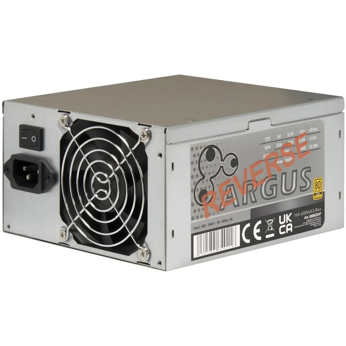 Inter-Tech Argus HA-600AA2-Rev 600W ATX 2