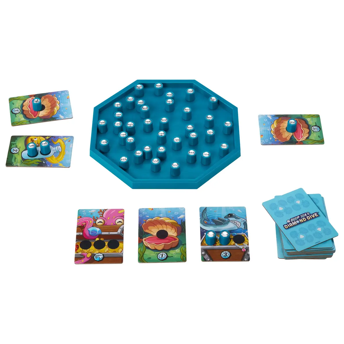 Mattel Deep Sea Diamond Dive Family Board Game Photo 5