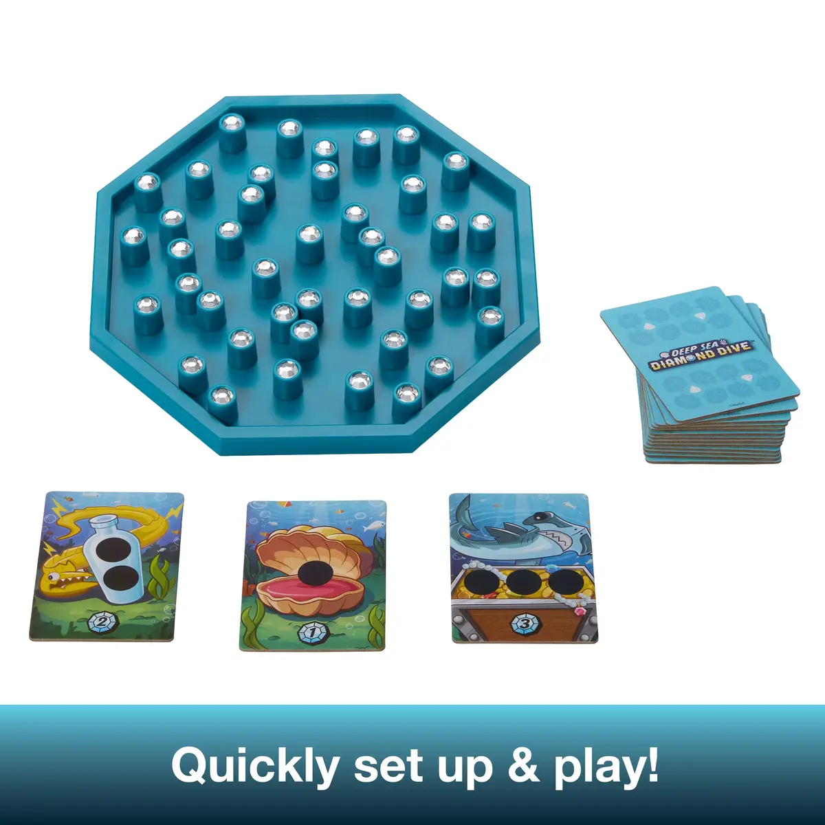 Mattel Deep Sea Diamond Dive Family Board Game Photo 9