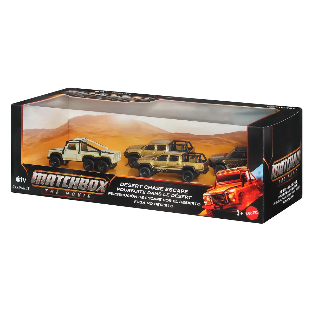 Matchbox Desert Chase Escape 4 auto komplekts Photo 6