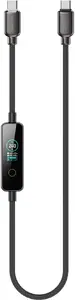 4smarts ScreenCord USB-C to USB-C Cable, 240W Power Delivery, Black