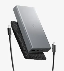 Внешний аккумулятор Spigen EA3020 20000 мАч 30 Вт с 2x USB-A и 2x USB-C портами, серый