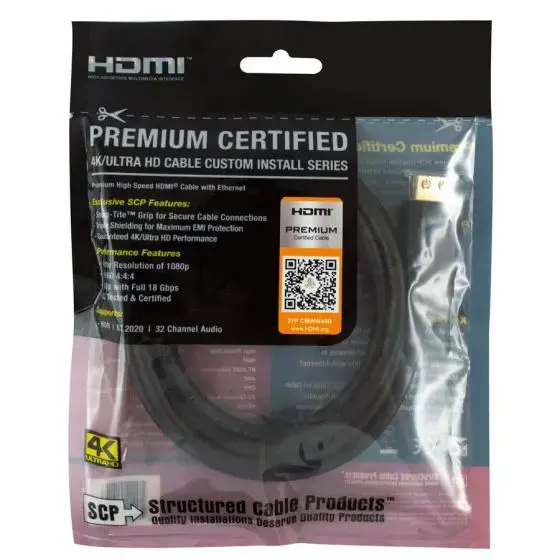 SCP 990UHD-20 HDMI cable 990UHD-20 Photo 2