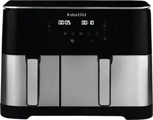 Аэрофритюрница Instant Pot 140-0003-01-EU, 11 л, 2600 Вт, двойная корзина, нержавеющая сталь