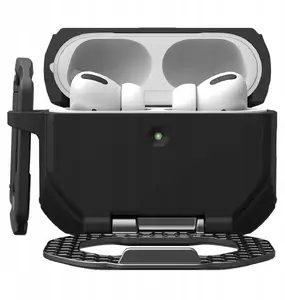 URBAN Monarch Protective Case for AirPods Pro 3G, Black/Silver