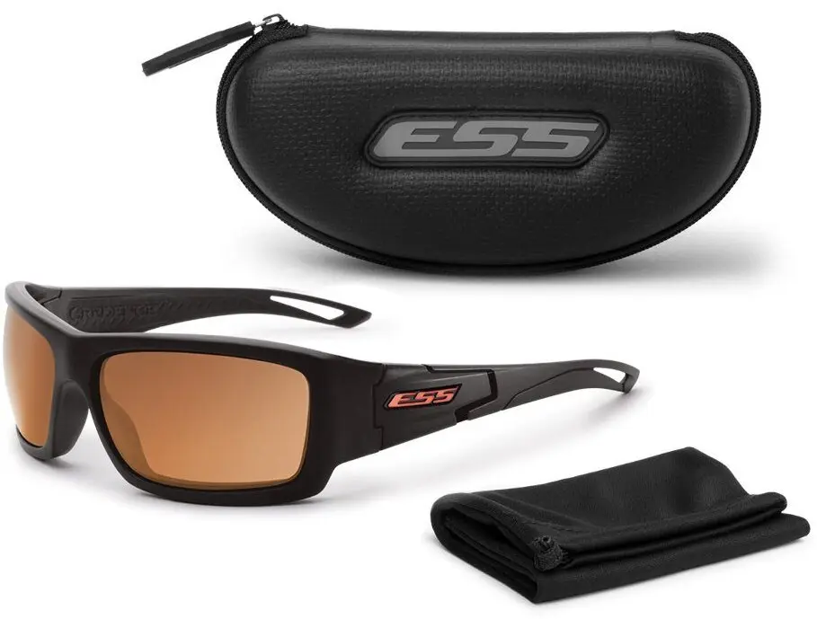 3M ESS Credence aizsargbrilles, melns rāmis