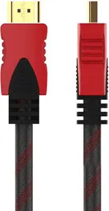 Somostel SMS-ZB22 HDMI kabelis 4K 3m melni-sarkans