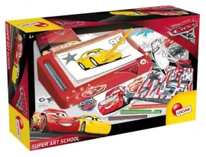 Lisciani Super Art School Drawing Set Cars 3