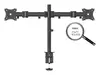 PureMounts PM-OFFICE-02 Dual Monitor Desk Mount Photo 2