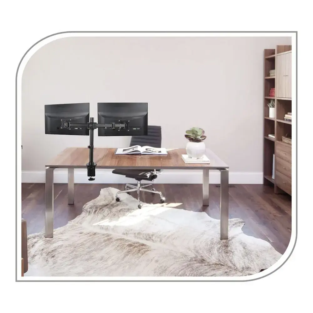 PureMounts PM-OFFICE-02 Dual Monitor Desk Mount Photo 4