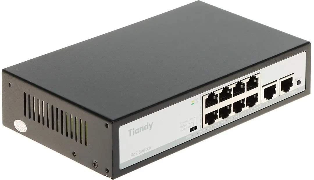 Uniview TC-P3S010 8 portu PoE tīkla