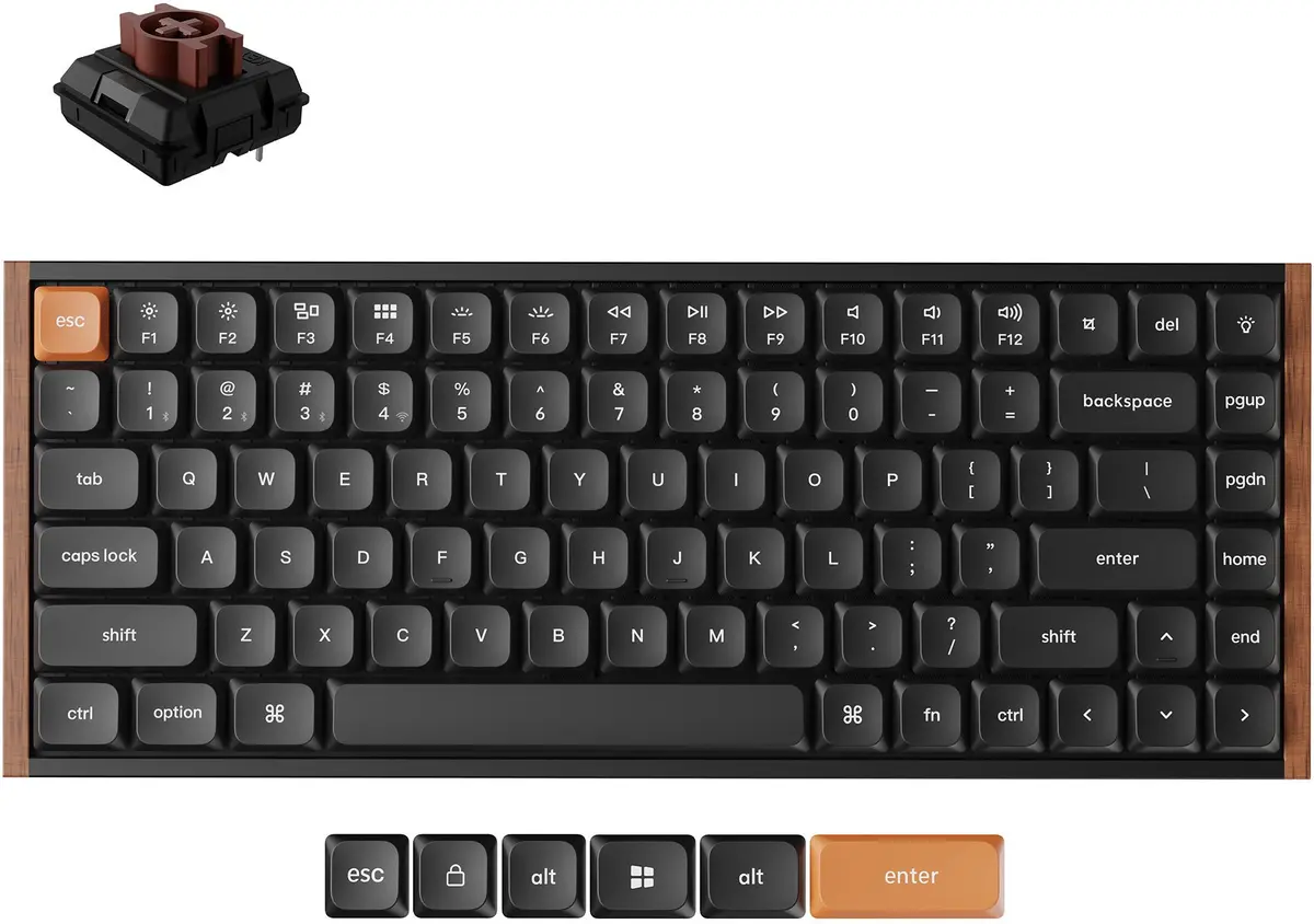 Keychron K3M-F3 mehāniskā tastatūra, 4894979050328, 4894979050328