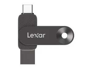 Lexar JumpDrive D500 Dual USB Flash Drive 128 GB, USB Type-C and USB Type-A, USB 3.2 Gen 1, Black