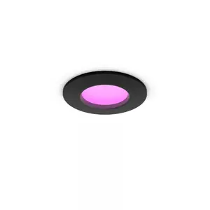 Philips Hue White and Colour Ambiance Slim Downlight LED Smart Recessed Light, 11W, Bluetooth and Zigbee