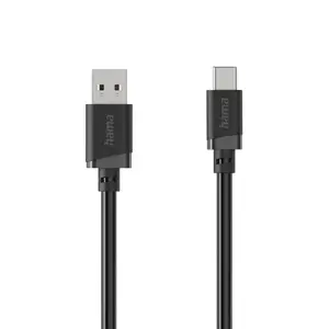 Hama 00201818 USB kabelis USB 2.0 0,5 m USB A USB C 0,48 Gbit/s Melns