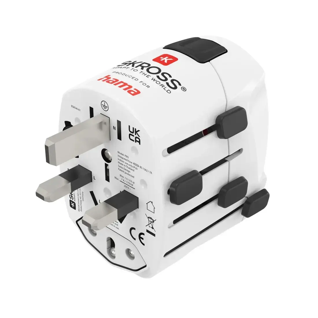 Hama World Travel Pro Universal to Type F Adapter Photo 3