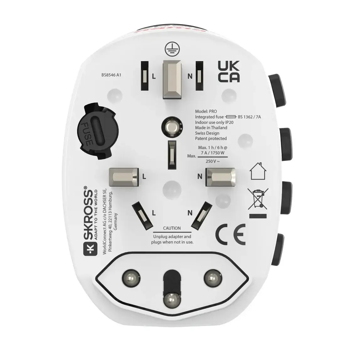 Hama World Travel Pro Universal to Type F Adapter Photo 5