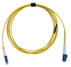 BlueOptics SFP9131BU2MK OS2 optiskās šķiedras kabelis, CS uz LC, 2m, dzeltens