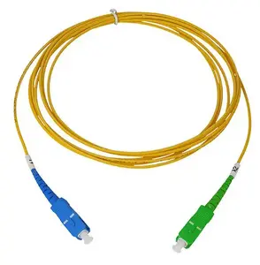 BlueOptics SFP2222BU10MS Singlemode OS2 Fiber Optic Patch Cable, SC to SC, 10 m, Yellow