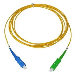 BlueOptics SFP2222BU5MS Singlemode Fiber Optic Patch Cable 5m SC to ST Yellow